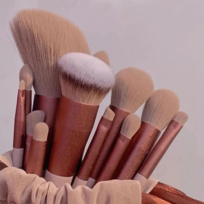 13-Piece Soft Makeup Brush Set