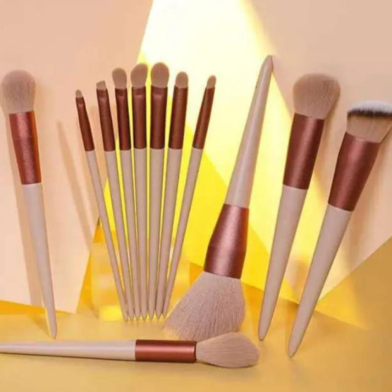 13-Piece Soft Makeup Brush Set