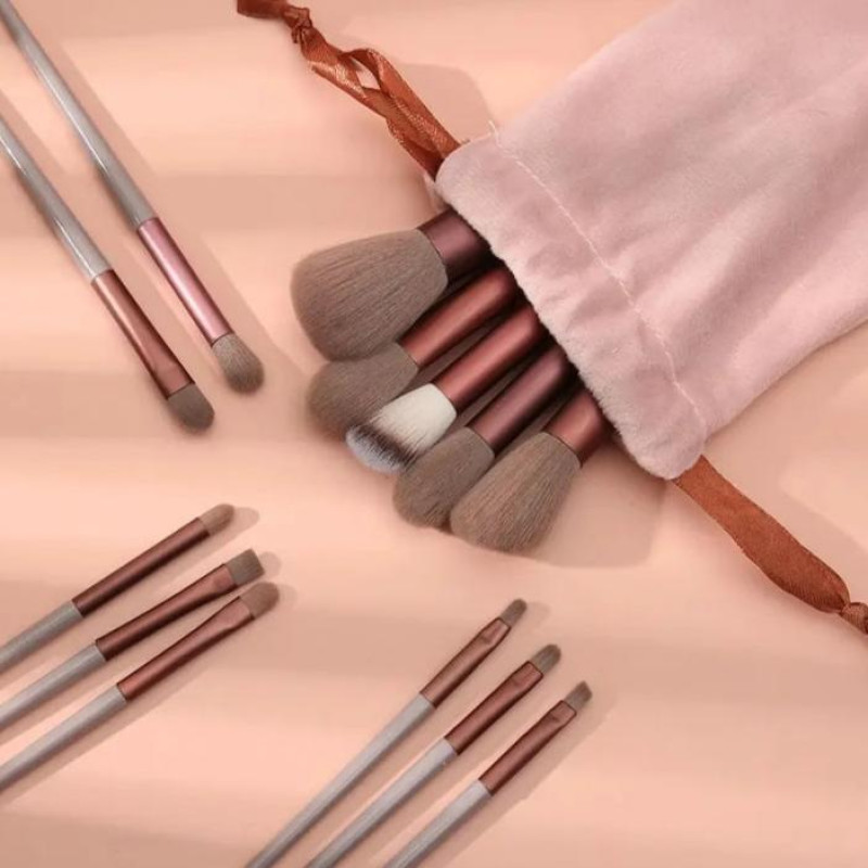 13-Piece Soft Makeup Brush Set