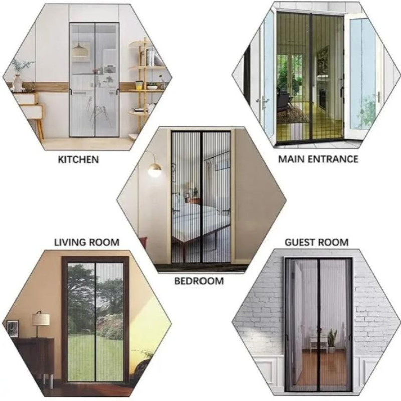 Customize Maganetic Door Screen Mosquito Net