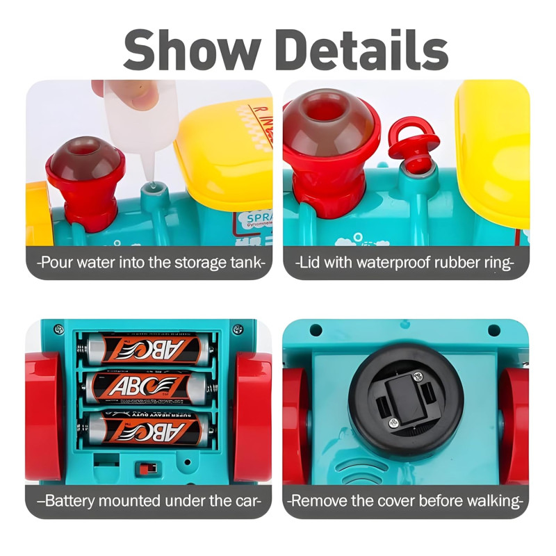 Spray Train Toy Fun Water Adventure for Kids