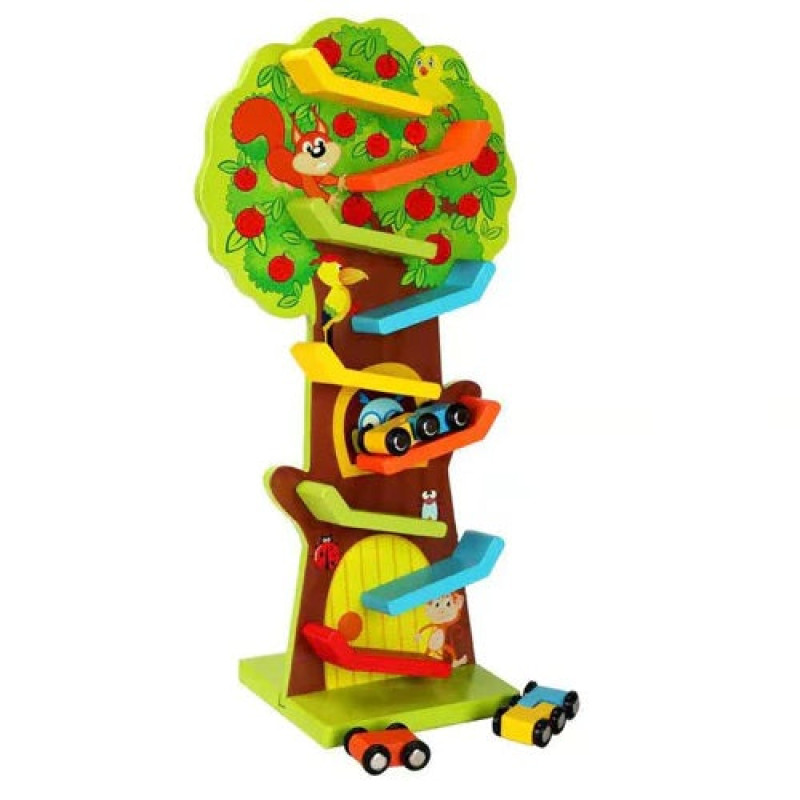Squirrel Taxiway Wooden Car Race Track