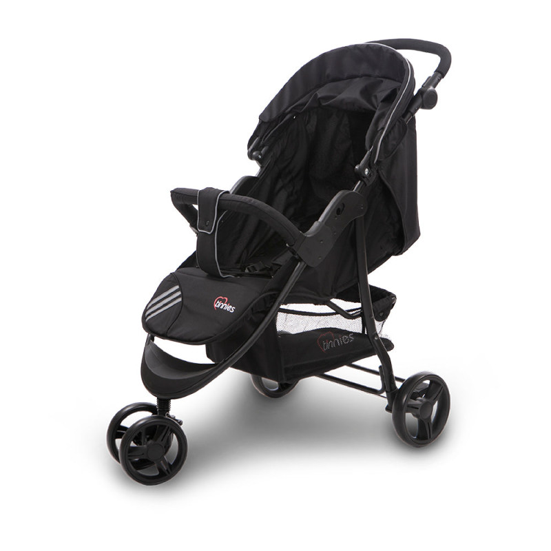 Tinnies Baby Stroller 3 Wheeler (Black) - E02-016