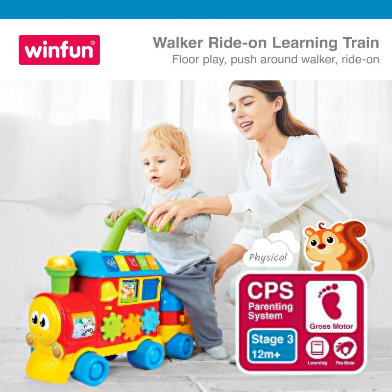 Walker Ride-on Learning Train
