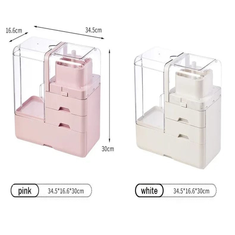 Multi-Purpose Storage Organizer With Drawers