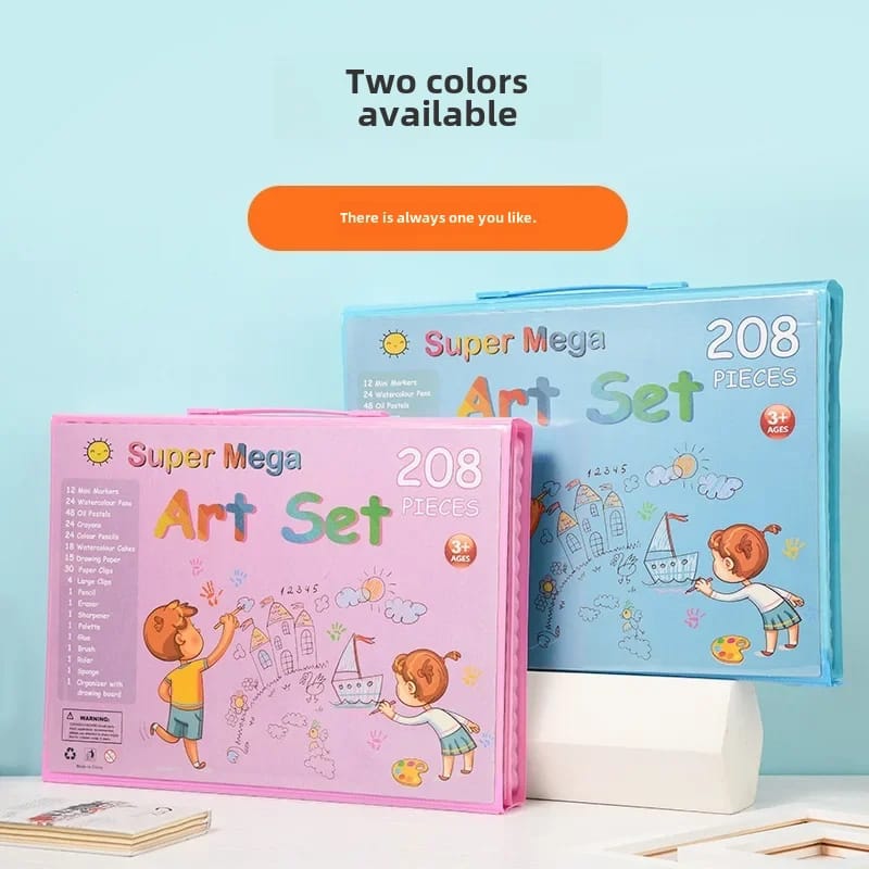 208 pcs Children Painting set