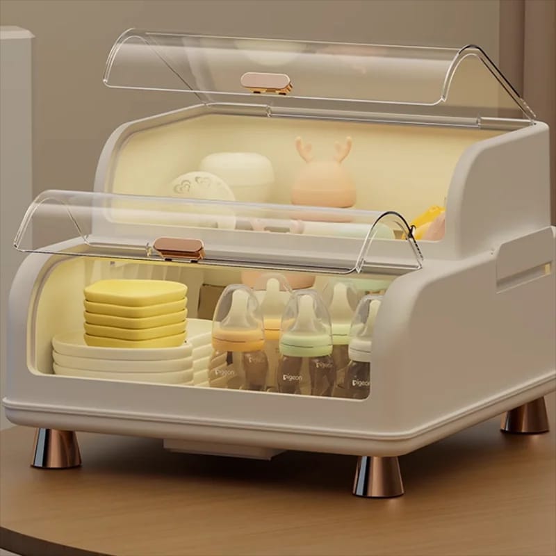 Multi-Function Baby Bottle Drying Organizer with lid