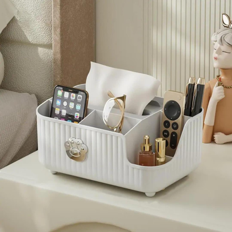 Multifunctional Tissue Box with Storage
