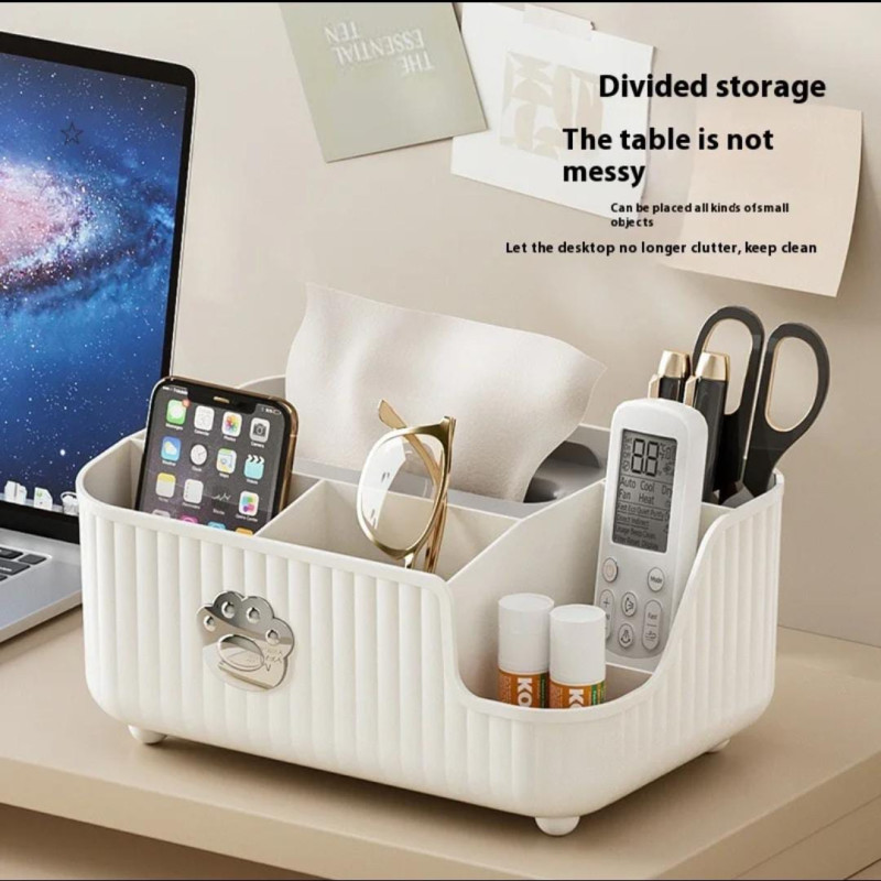 Multifunctional Tissue Box with Storage
