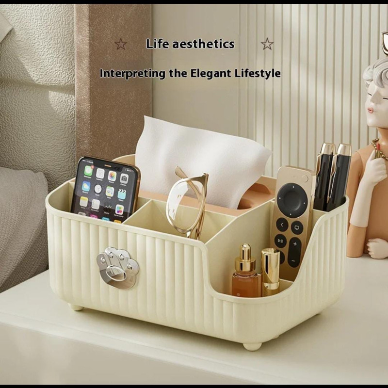 Multifunctional Tissue Box with Storage