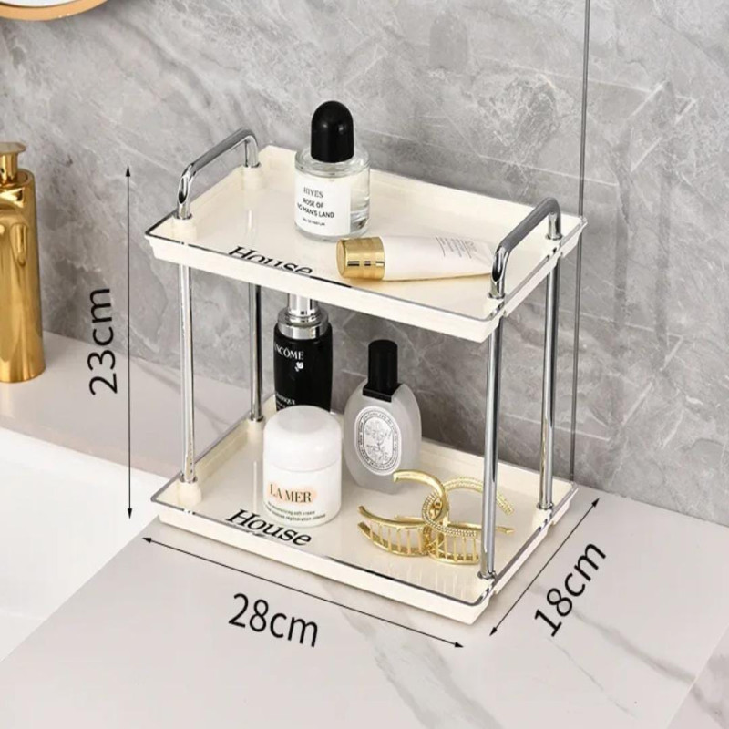 Double layer storage rack