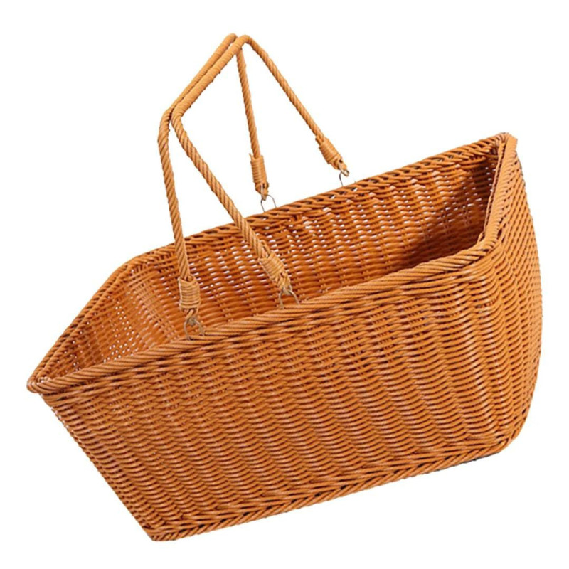 Vintage Style Braided Fruit & Bread Storage Basket