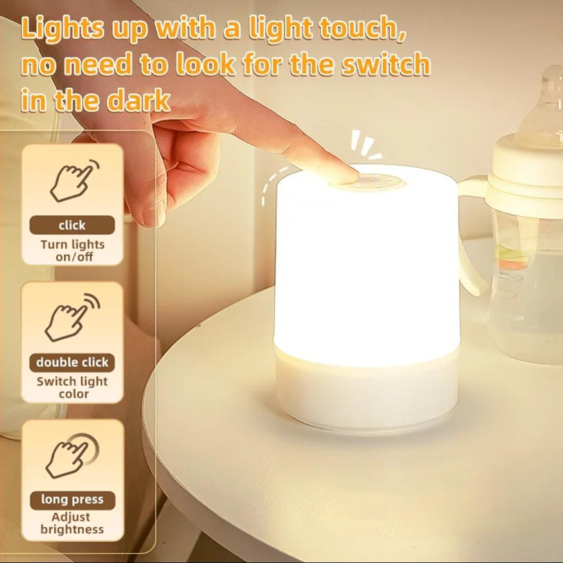 Multicolor Touch Lamp