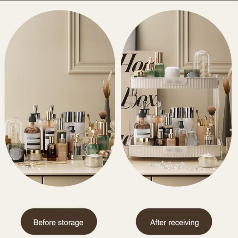 luxury 2 layer storage rack