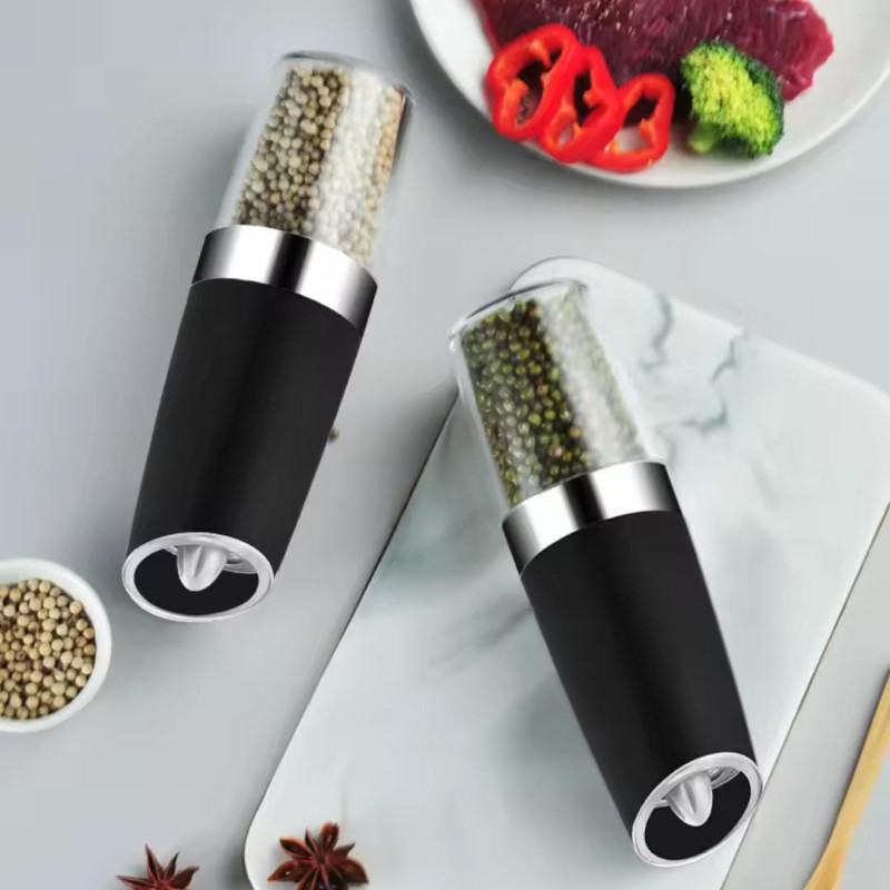 Gravity Operated automated Salt and Pepper Grinder.