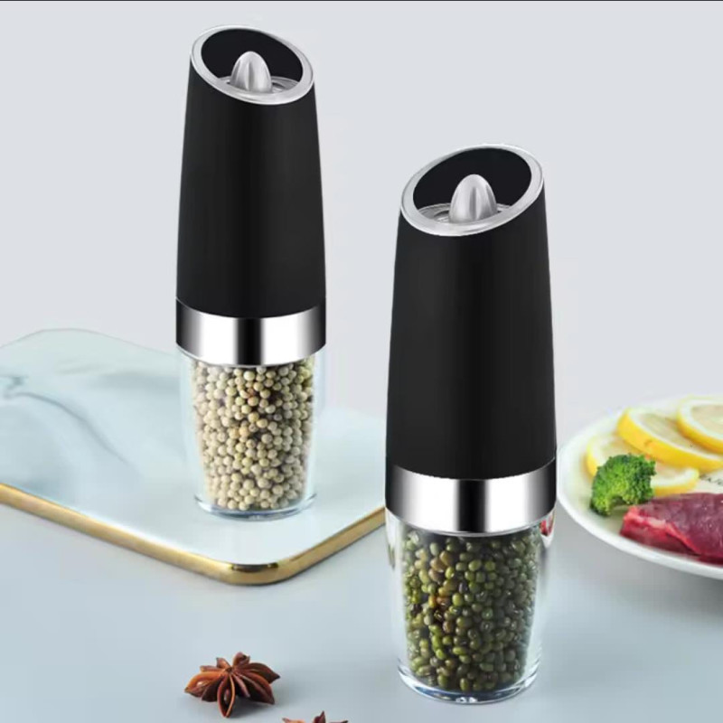 Gravity Operated automated Salt and Pepper Grinder.