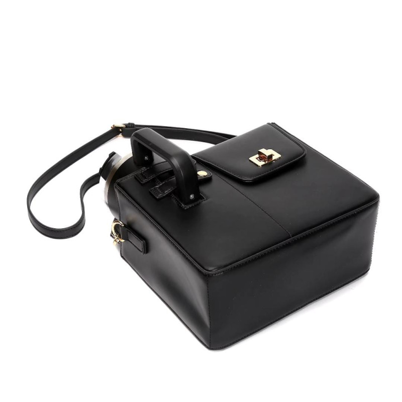 Leather Crossbody Bag   with Cup Holder / Tumbler Compartment