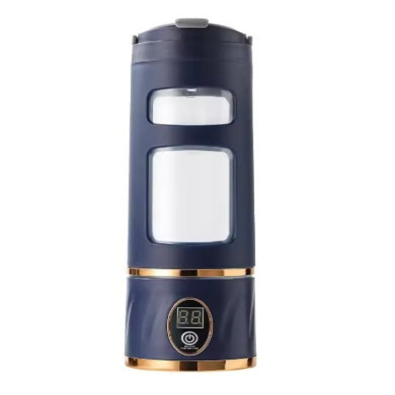 Portable Electric Blender Bottle (LED Display, USB Rechargeable) – Personal Smoothie & Shake Maker