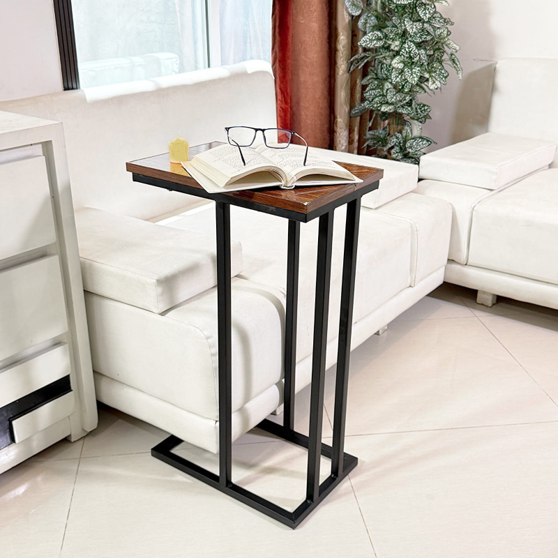 Wooden C Table And Side Table by Metallics Home