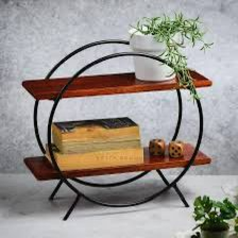 Orbit Duo Shelf by Metallics Home