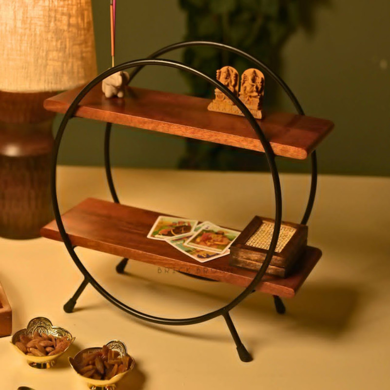 Orbit Duo Shelf by Metallics Home