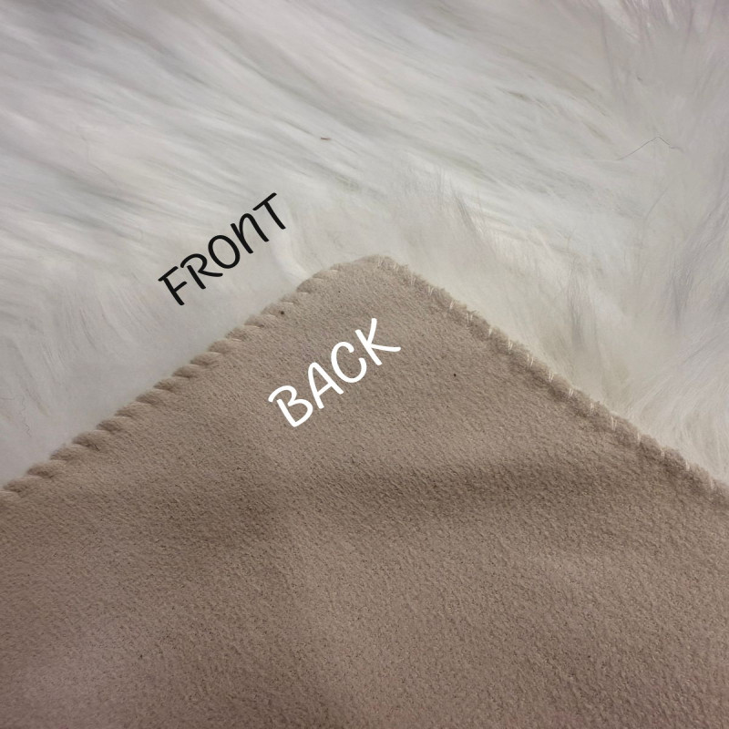 Sheep Fur Mat Large Size 29x20 Inch