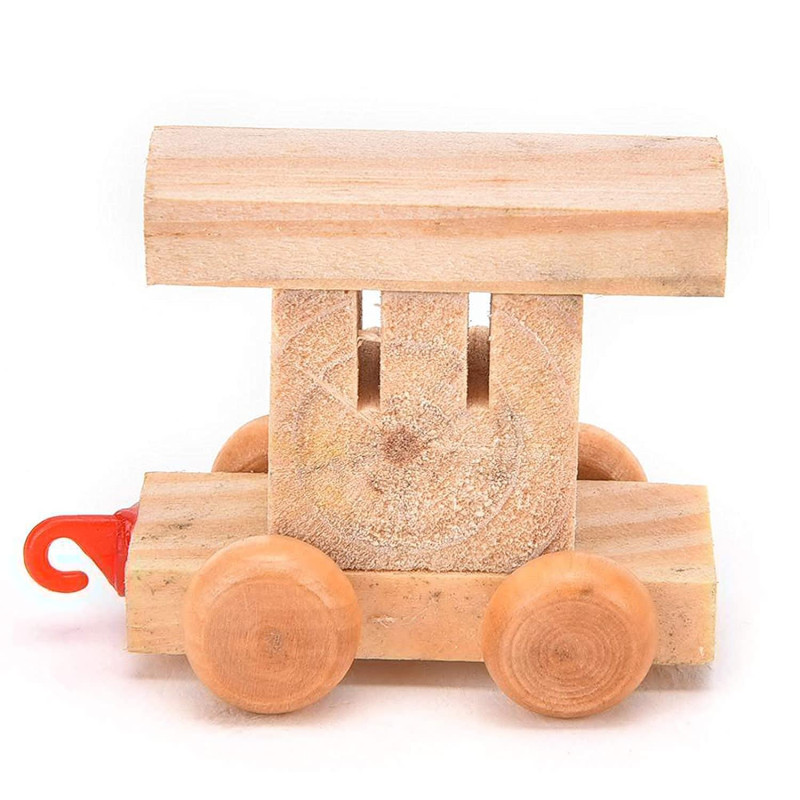 Wooden Alphabetic Model Train A – Z Alphabets Blocks Train