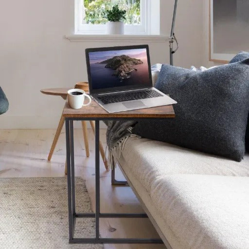 Wooden C Table And Side Table by Metallics Home
