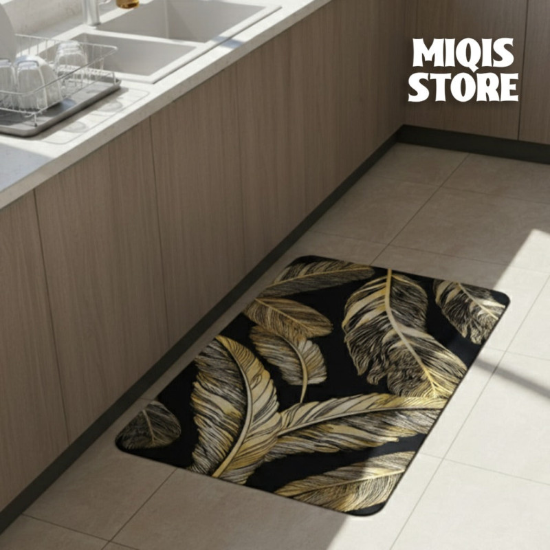 Anti Slip Water Absorbent Runner With Mat (Large Design 39)