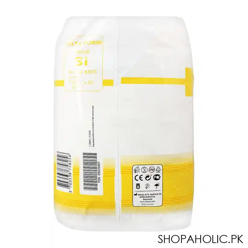 Abena Delta-Foam Adult Diapers, Small S1, 60-85cm, 20-Pack