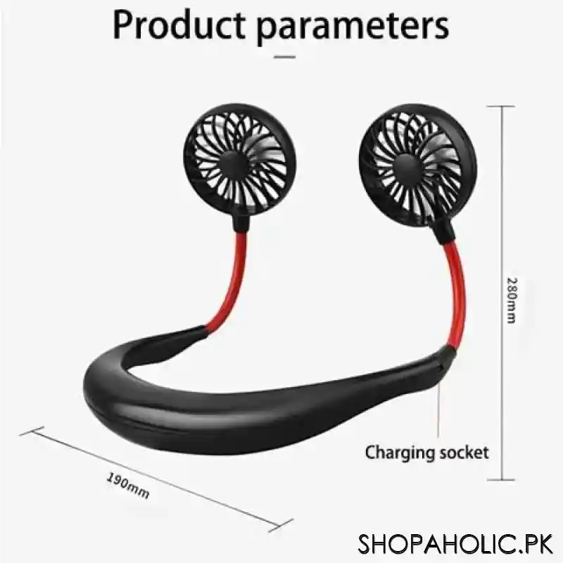 Amazing Rechargeable Portable Hanging Neck Sports Fan