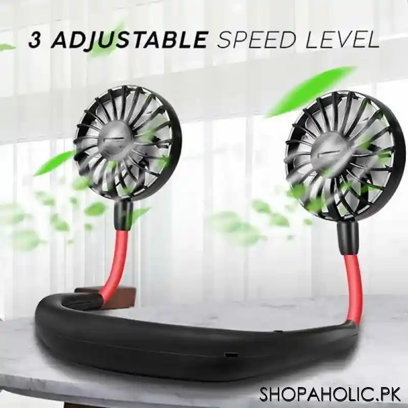 Amazing Rechargeable Portable Hanging Neck Sports Fan