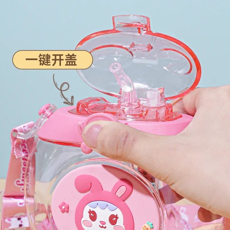 Antler Cartoon Water Bottle - 500ml
