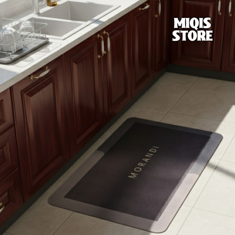 Anti Slip Water Absorbent Runner With Mat (Large Design 50)