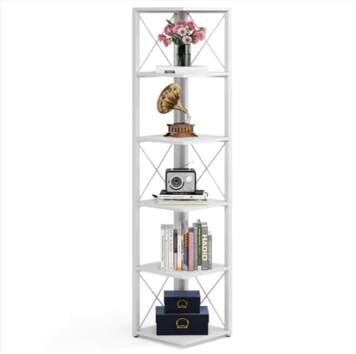 Plinth Bookcase Storage Organizer Rack by Metallics Home