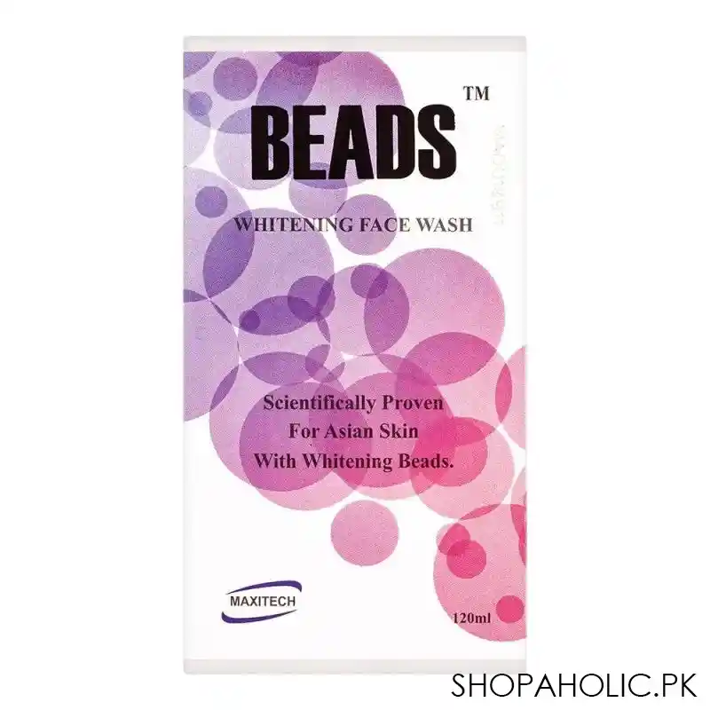 Beads Whitening Face Wash, For Asian Skin, 120ml