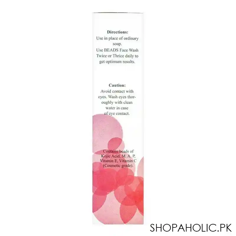 Beads Whitening Face Wash, For Asian Skin, 120ml