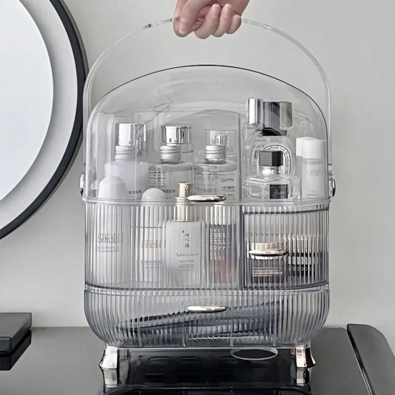Luxury Acrylic Large Capacity Dressing Table Organizer (Box Packing)