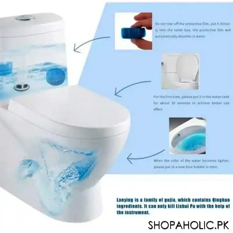 Blue Toilet Flush Cleaner