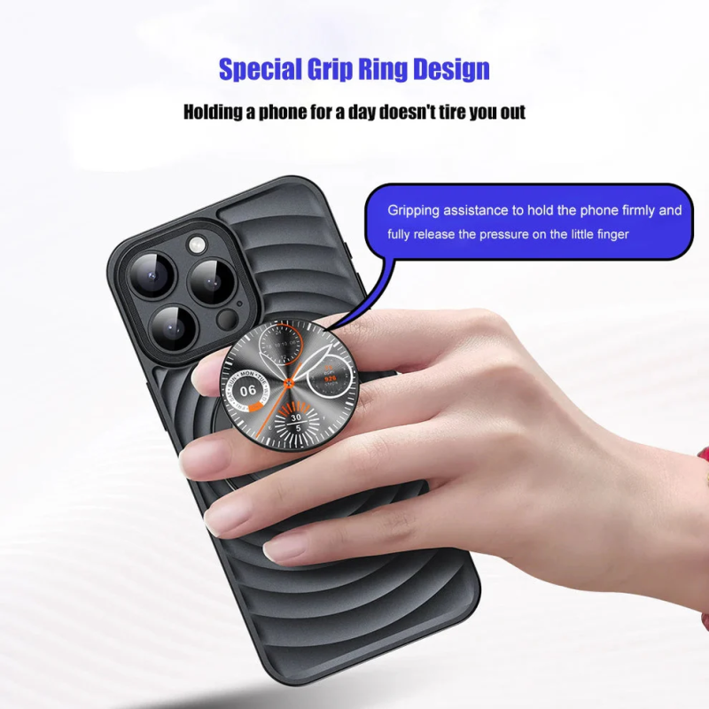 Max Wave Texture PC Shockproof Phone Case