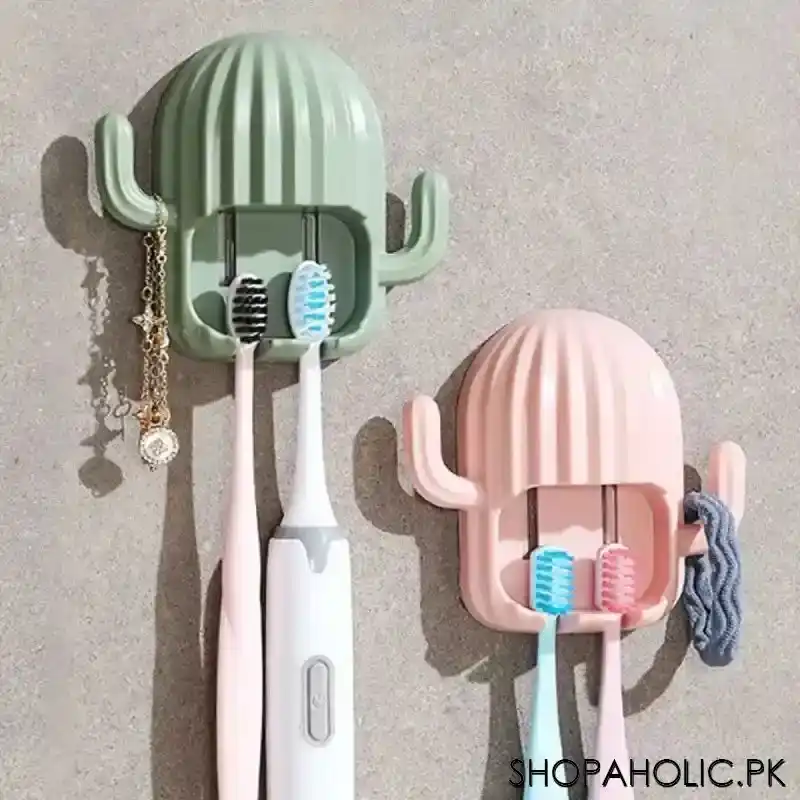 Cactus Toothbrush Holder