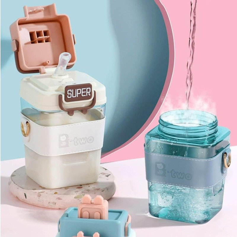 Coffret Vaisselle Enfant Design Letters - Assiette, Bol, Tasse - Apprentissage Alphabet A-Z - Sans BPA