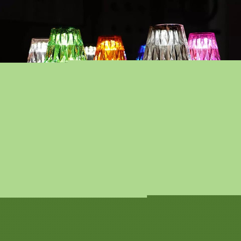 Crystal Colour Changing Lamp - Touch sensor - 16 colors