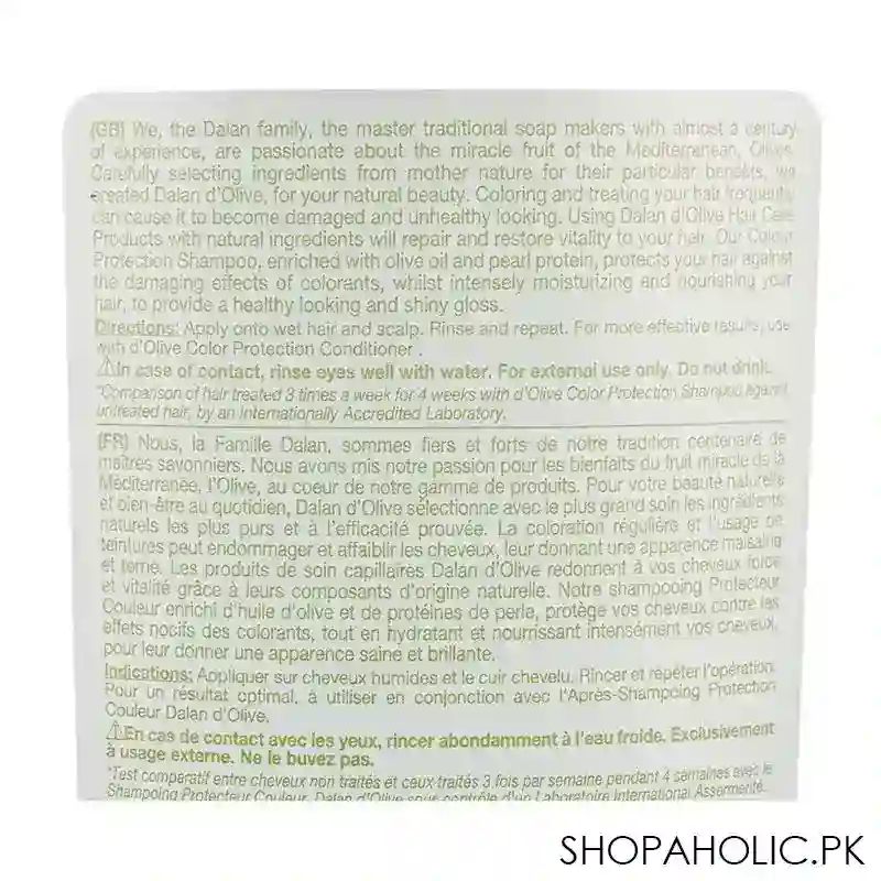 Dalan D'Olive Color Protection Olive Oil Nutrition Shampoo, 400ml
