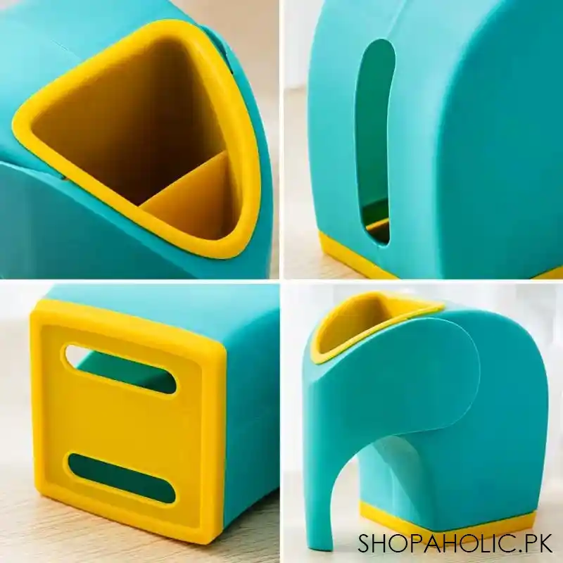 Desktop Modern Elephant Creative Storage Paper Extraction Box Multifunctional Plastic Tissue Box