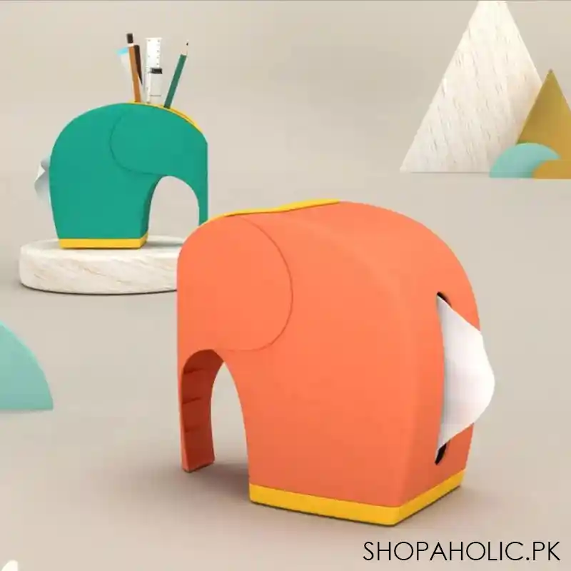 Desktop Modern Elephant Creative Storage Paper Extraction Box Multifunctional Plastic Tissue Box