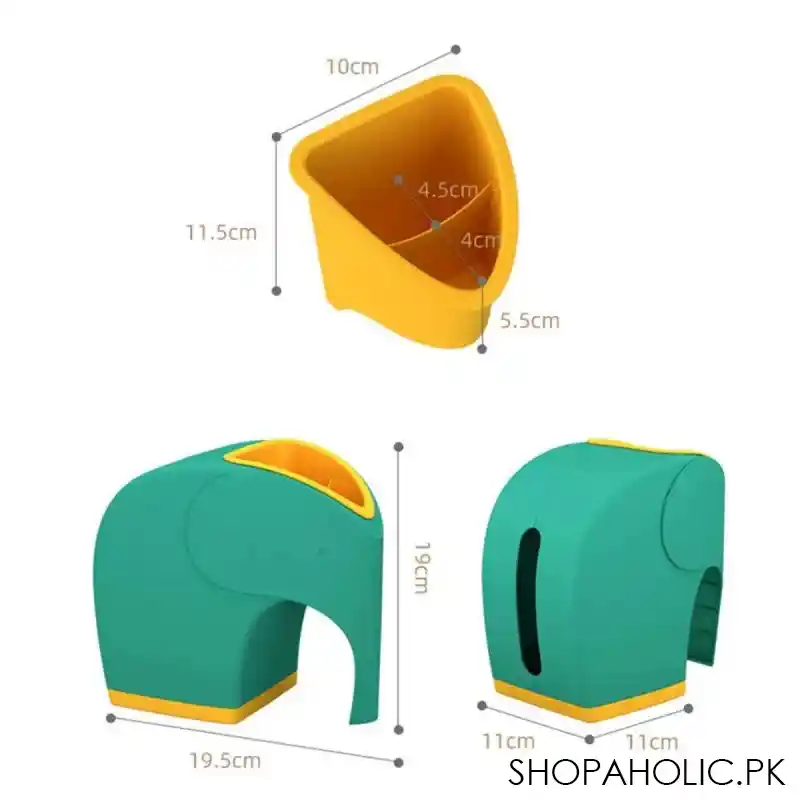 Desktop Modern Elephant Creative Storage Paper Extraction Box Multifunctional Plastic Tissue Box