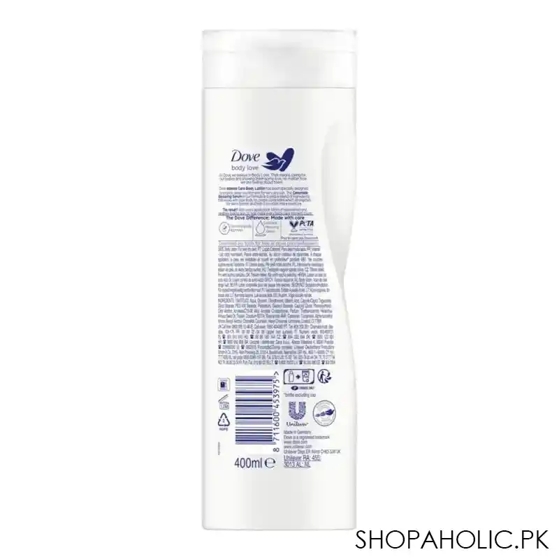 Dove Body Love Intense Care Body Lotion, For Very Dry Skin, With Ceramide Restoring Serum, 400ml