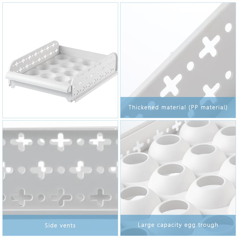 Drawer Type 40 Grids Egg Storage Box