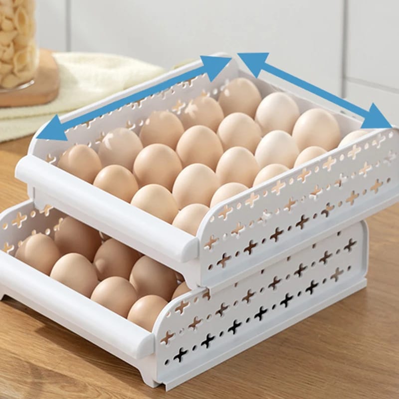 Drawer Type 40 Grids Egg Storage Box
